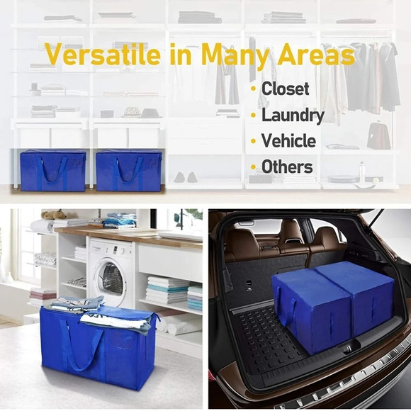 NIB 6 pack of Heavy-Duty Storage Totes - Picture 3 of 7